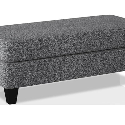 Contemporary Style Ottoman 1Pc Ottomans Living Room Furniture Plush Seat