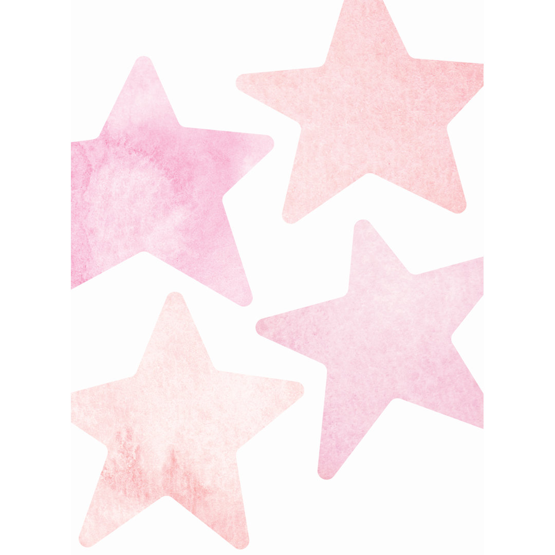 Watercolor Stars Wall Stickers Zoomie Kids 