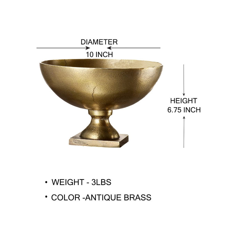 Bol décoratif en métal Kierson - ensemble de 5 et plus