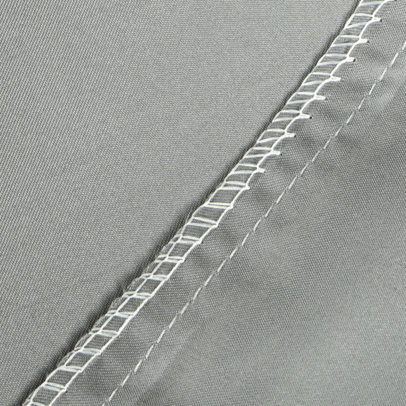 Taie d'oreiller en satin, Gris foncé, Grand