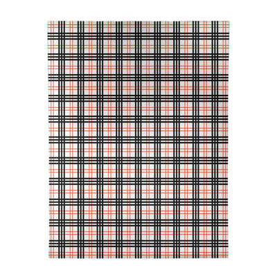 Tapis noir / blanc à carreaux