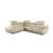 Cream Genuine Leather