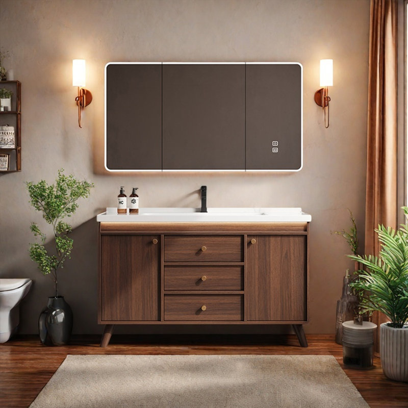 High-end retro-style bathroom cabinet