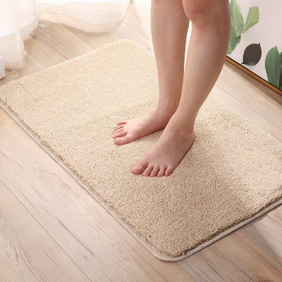 Bathroom Rugs 23.62" X 15.75", Extra Soft Absorbent Chenille Bath Rugs, Rubber Backing Quick Dry, Machine Washable Bath Mats For Bathroom Floor, Tub And Shower, Home Decor Accessories