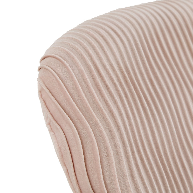 Swarey Velvet Task Chair, Pink