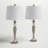 Labbe 27.5'' Crystal/Nickel Table Lamp Set-1611760595