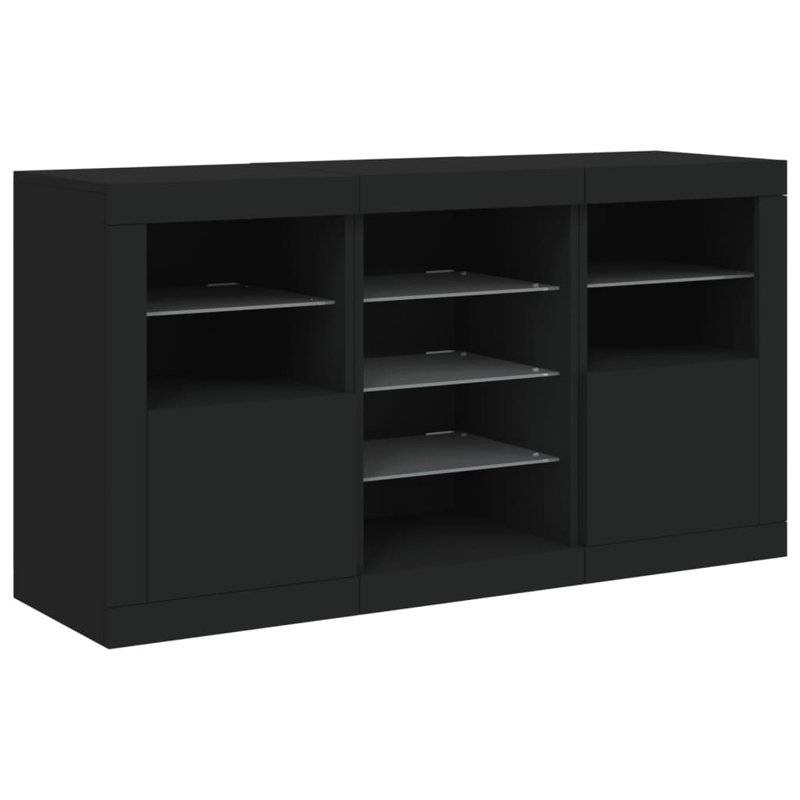 Azariyah 123cm Sideboard, Black