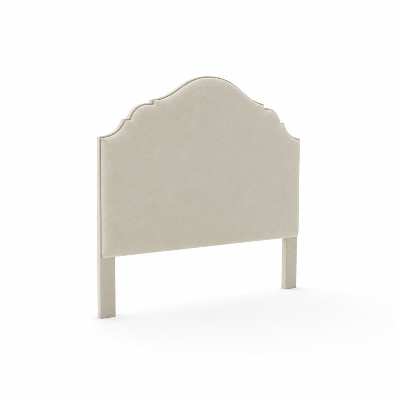 Tête de lit Hamilton, Lit double, Lin velours performance vie chic