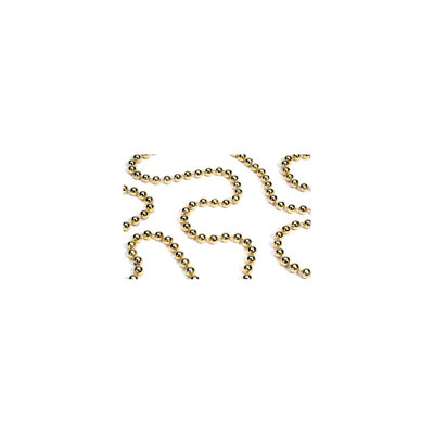 Guirlande de Noël brillante à perles métalliques