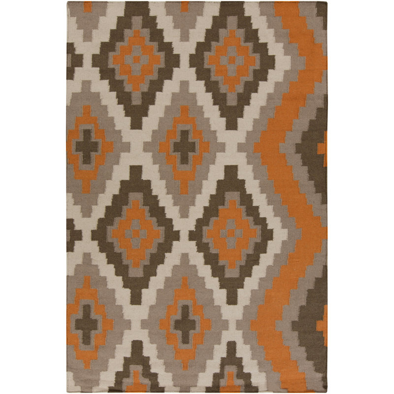 Alameda Wool Geometric Indoor Rug, Rectangle 3'3" x 5'3"