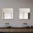 Frameless Bathroom Mirror Rounded Corner HD Explosion Proof Wall Mirror for Vanity Horizontal or Vertical Mount-1885298304