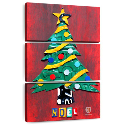 Lelend Noel Christmas Tree Licence Plate