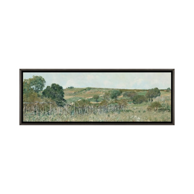 «Meadow View», reproduction d'art sur toile encadrée