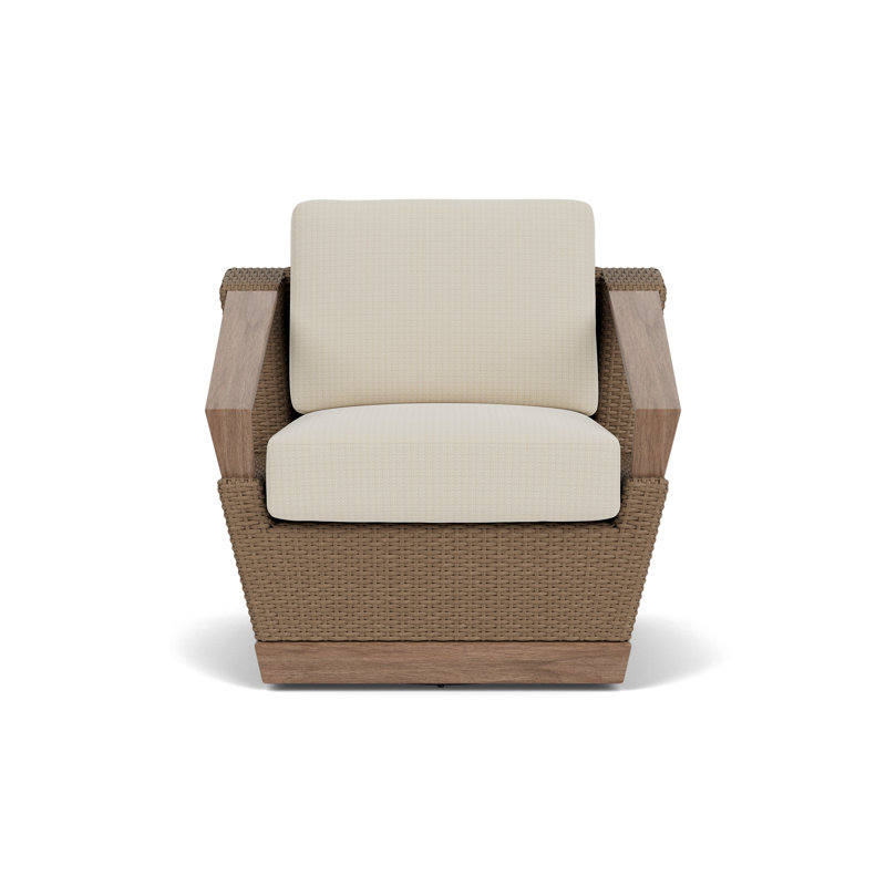 Charisma Outdoor Swivel Lounge Chair, Beach Natural