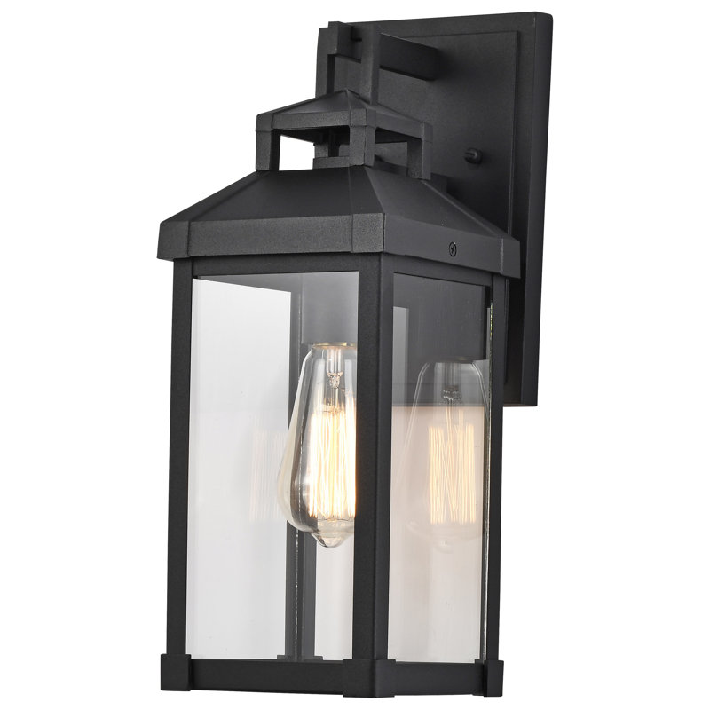 Lexington Avenue Aluminum, Glass Wall Light, 15.75" x 6" x 7.25"