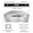 30" 900 CFM Stainless Steel Insert Range Hood, Convertible Ducted/Ductless, Touch & Gesture Control, LED