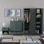 Maybery 3 Piece Bedroom Set (1 Drawer Bedside Chest, 5 Drawer Chest, 3 Door Wardrobe), (5)-1907633460
