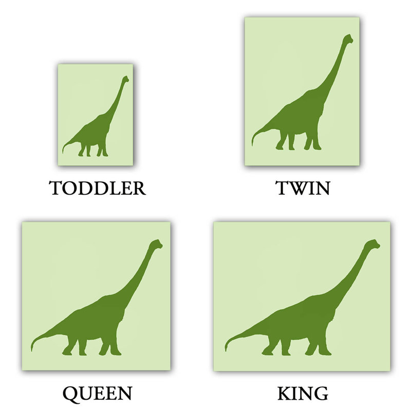  Housses de couette en microfibre Catherine Holcombe Dinosaur I, Très grand
