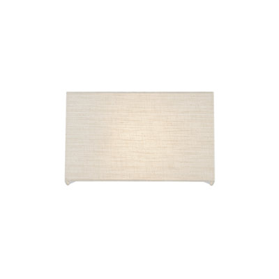 Textile - Applique murale rectangulaire ADA - Abat-jour en tissu de lin