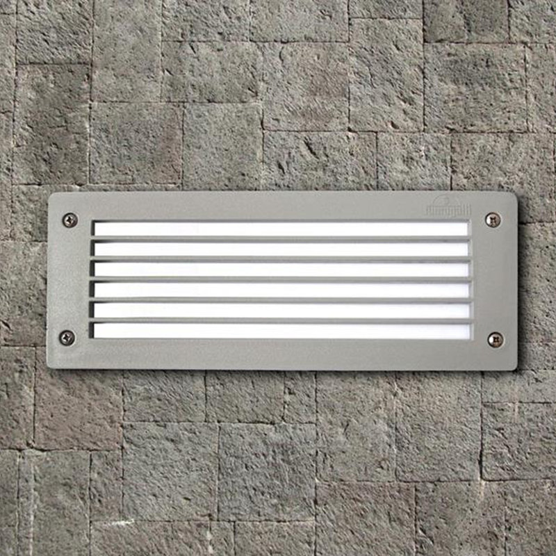Tahnaout LED Outdoor Bulkhead Light, Grey