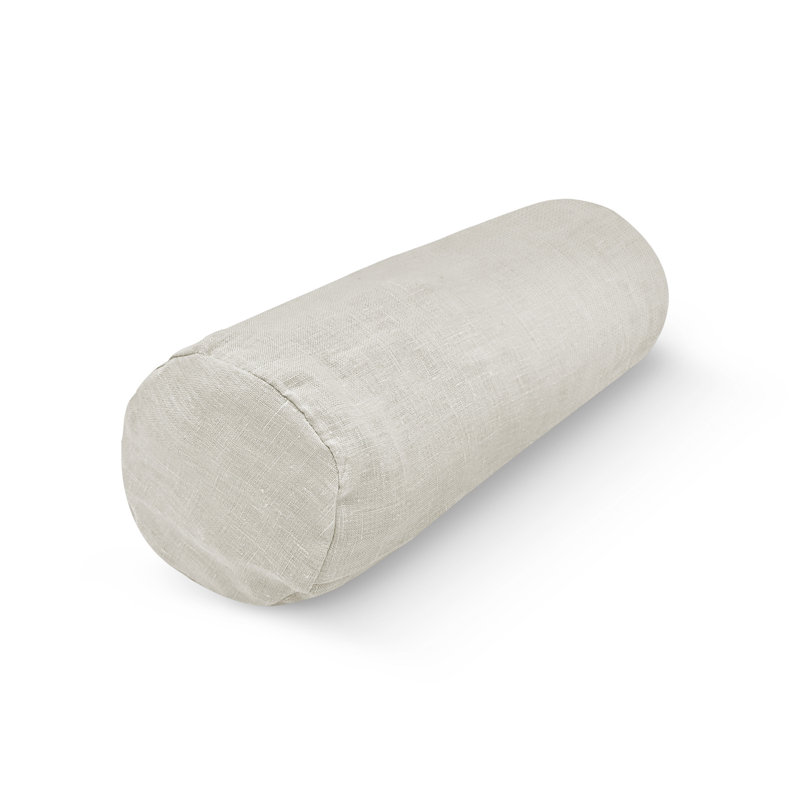 Soft Cotton Pillowcases with Enclosed Sleeve Design Breathable Pillow Case for Easy Removal, Natural, 6"  x 16"  Adjustable