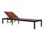 Chaise longue d'extérieur avec dossier réglable pour patio près de la piscine Confortable et durable-684026139
