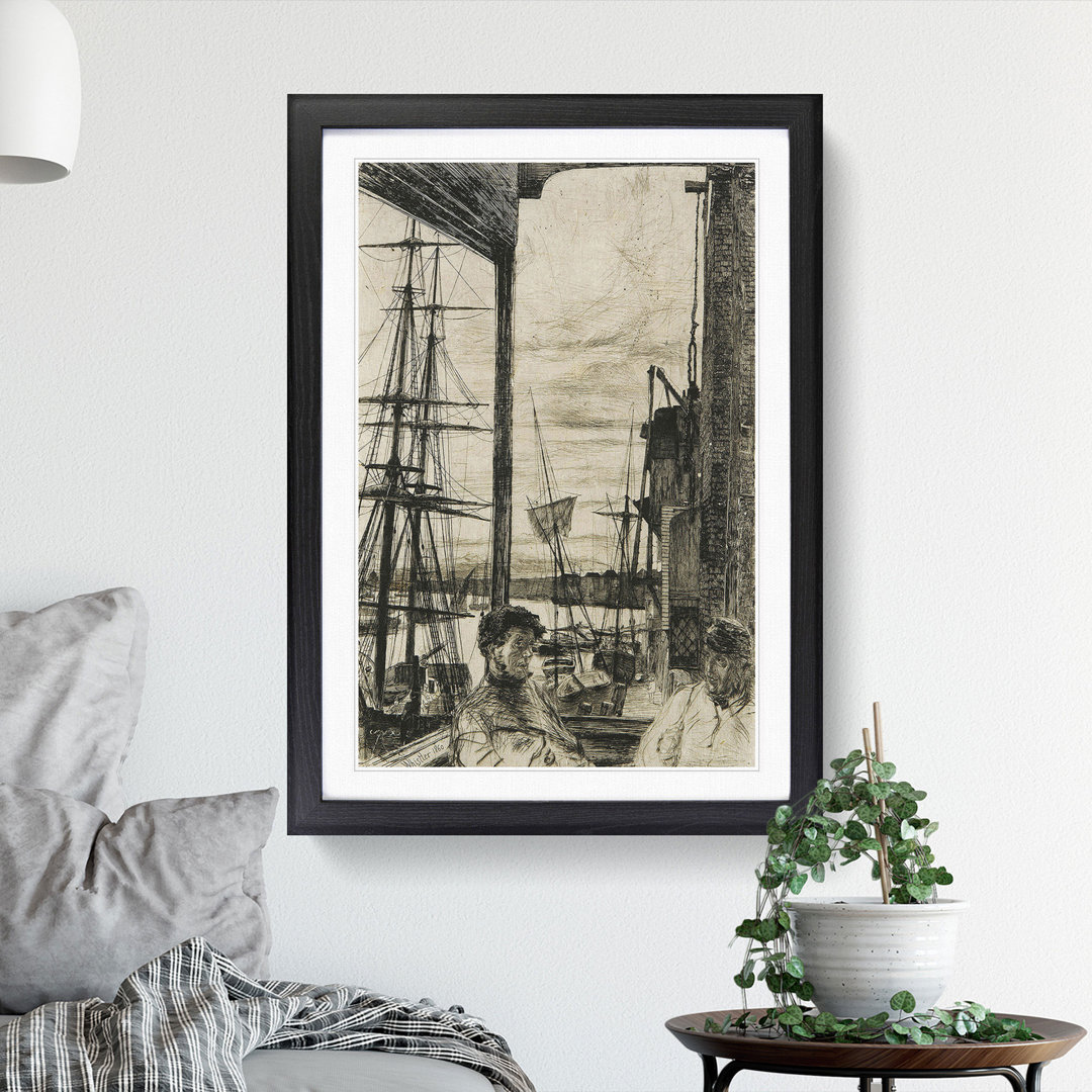 Rotherhithe by James Mcneill Whistler - Picture Frame Drawing