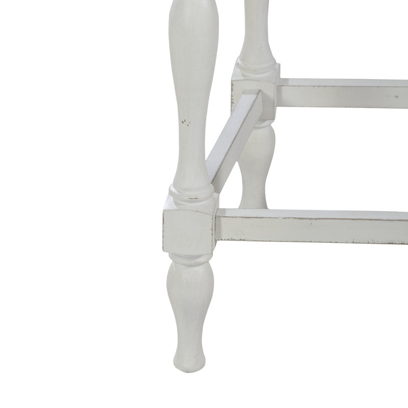 Colne Spindle Back Swivel Counter Height Chair, Counter Stool (25" Seat Height)