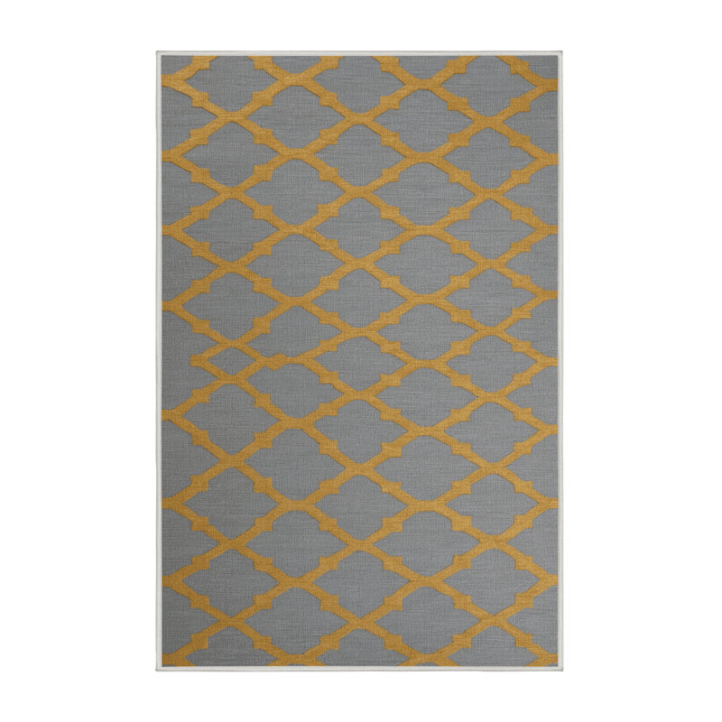 Tapis vert en treillis lavable à la machine, Rectangle 6 pi x 9 pi