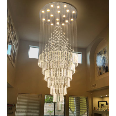 Grand lustre en cristal Glam