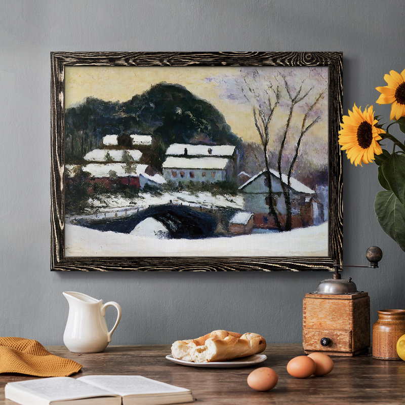 Sandviken, Norvège, 1895 01, reproduction d'art sur toile, Noir, H 14 po x l 20 po x P 1,5 po