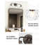 Éclairage pour salle de bain 3 lumières avec globe en verre ondulé, bronze huilé-1024752204-1024752182-1024752177