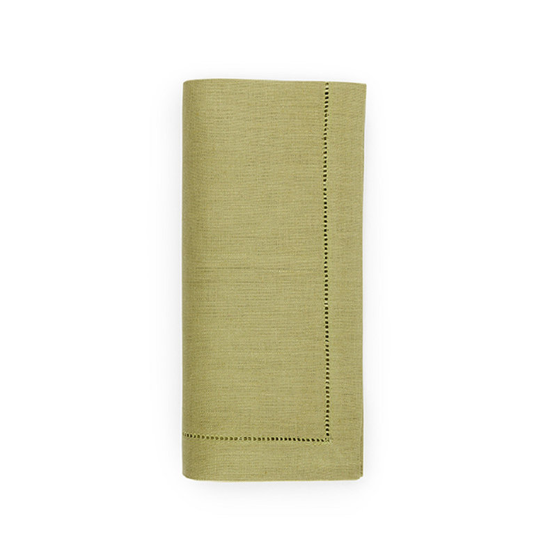 Festival Linen Square Napkins, Celadon
