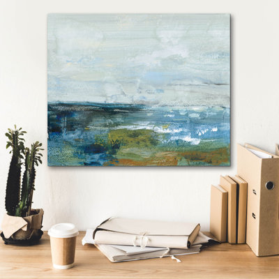 Epic Graffiti 'Morning Seascape' by Silvia Vassileva, Canvas Wall Art, 20" x 24"