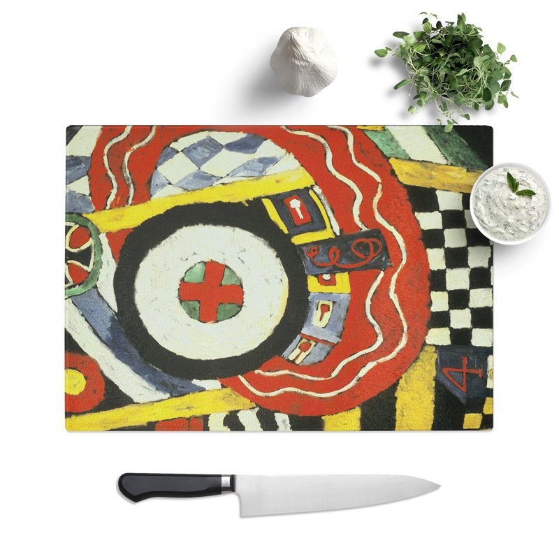 The Iron Cross by Marsden Hartley Chopping Board, 20cm W x 28.5cm L