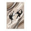 Tapis beige moderne lavable à la machine Paxton Capoeira Dance Fight-1322514958