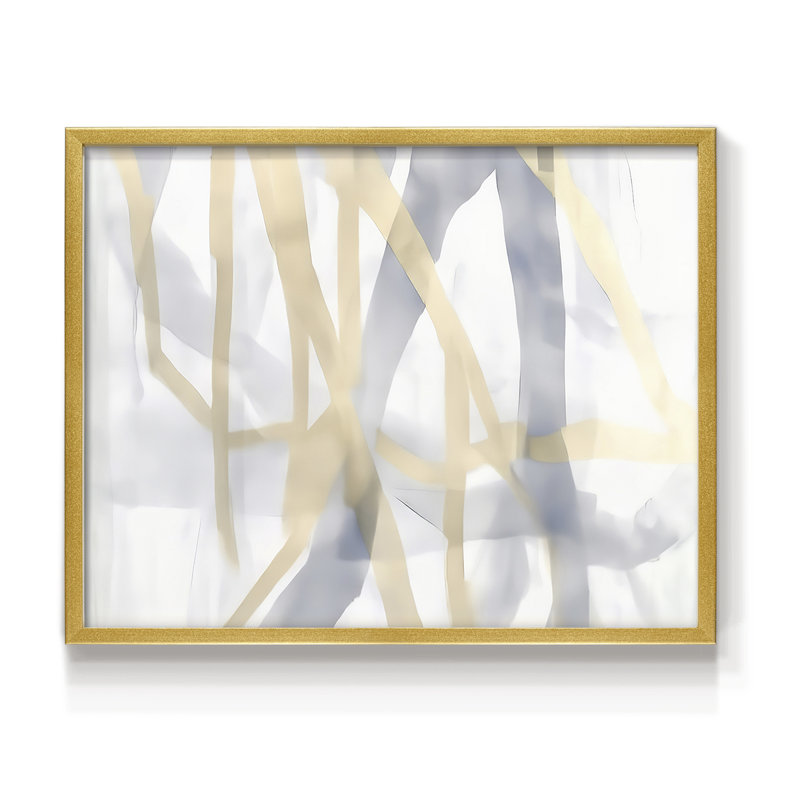 Abstrait, série Lxxxvi, reproduction encadrée, H 22 po x l 28 po