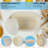 3Pcs Banneton Bread Proofing Basket, 10 inch Oval Banneton Basket,Sourdough Proofing Basket