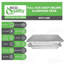 Poêles en aluminium épais 21 x 13 pouces Ecoqualité avec couvercle, rôtissage en aluminium, plaque de cuisson à la vapeur et plateau de cuisson (100)