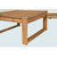 Ensemble de canapé modulaire d'extérieur en bois d'acacia 4 pièces