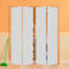 18 po X 84 po Porte pliante en vinyle blanc uni avec trousse de quincaillerie-121215078