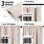 Rideaux 100% occultant en faux lin avec envers en TPU - rideaux isolants et isolants à double couche-220855430-220855548