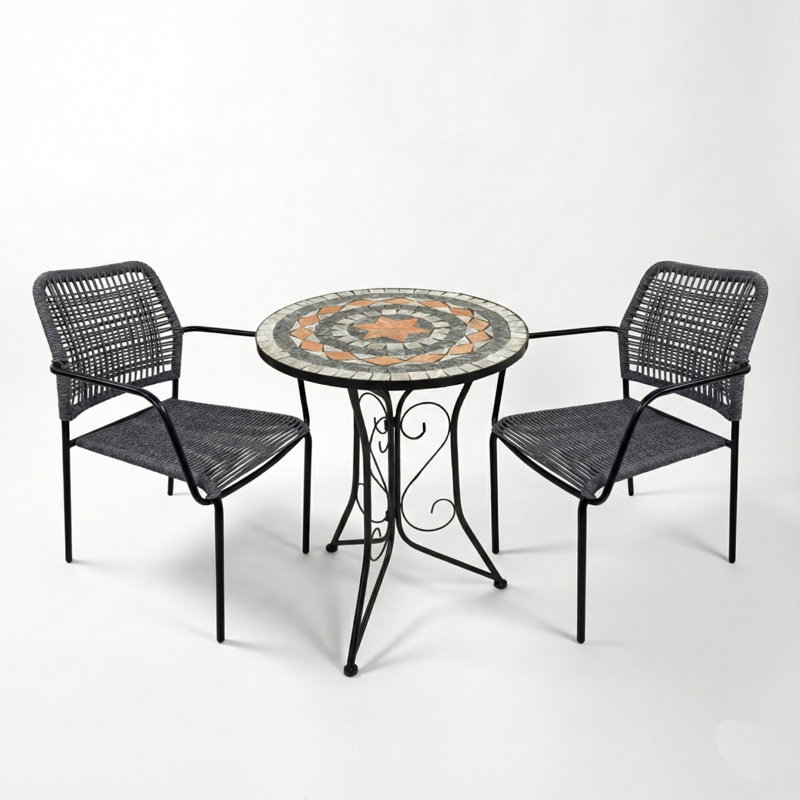 2 - Person Patio Dining Set with Round Table