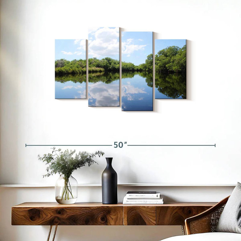 Alvord Lake Trees Reflection, 22'' H x 36'' W