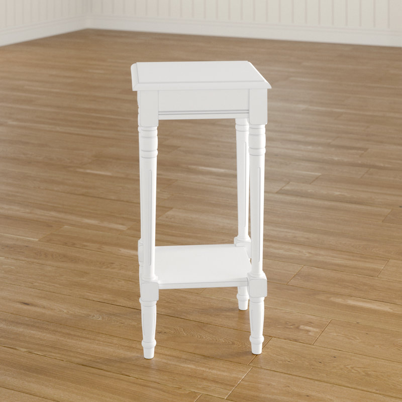 Callum End Table, White