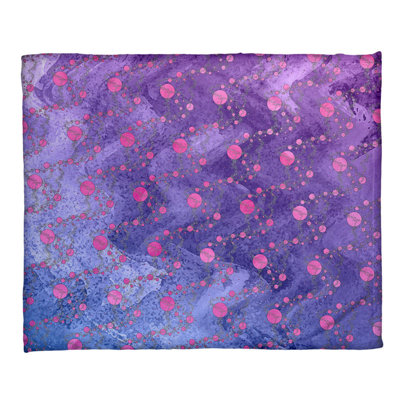 Couverture à étoiles Katelyn Elizabeth, l 32,5 po x L 42,5 po, Barbe à papa / Dégradé