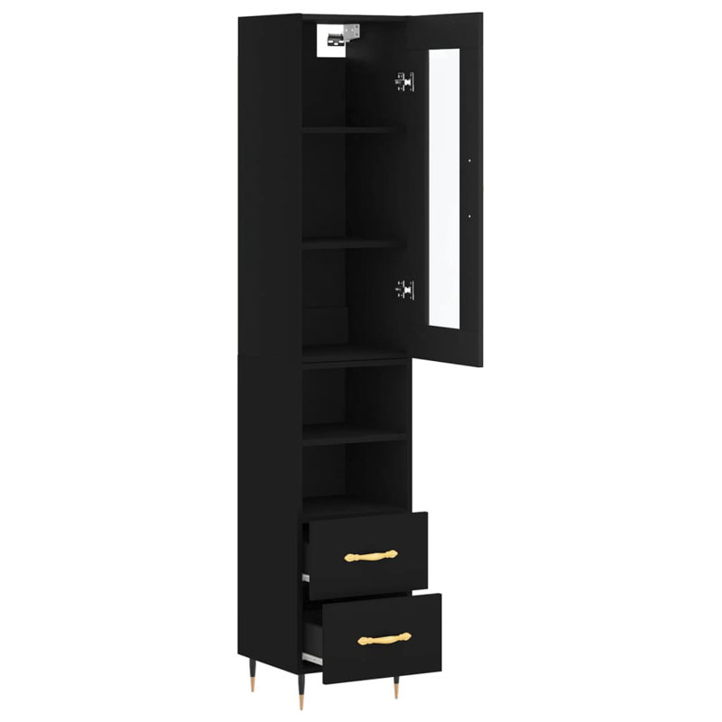 Ahtziri 180cm H x 35cm W Bookcase