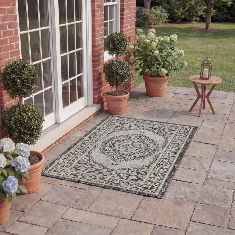 Tapis d'intérieur / extérieur performance Amedee, Rectangle 2 pi x 3 pi 7 po