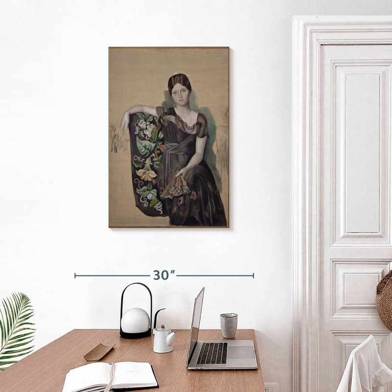 Leisha Olga In An Armchair, 30" H x 20" W