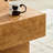 43.3" Burl Wood MDF Coffee Table